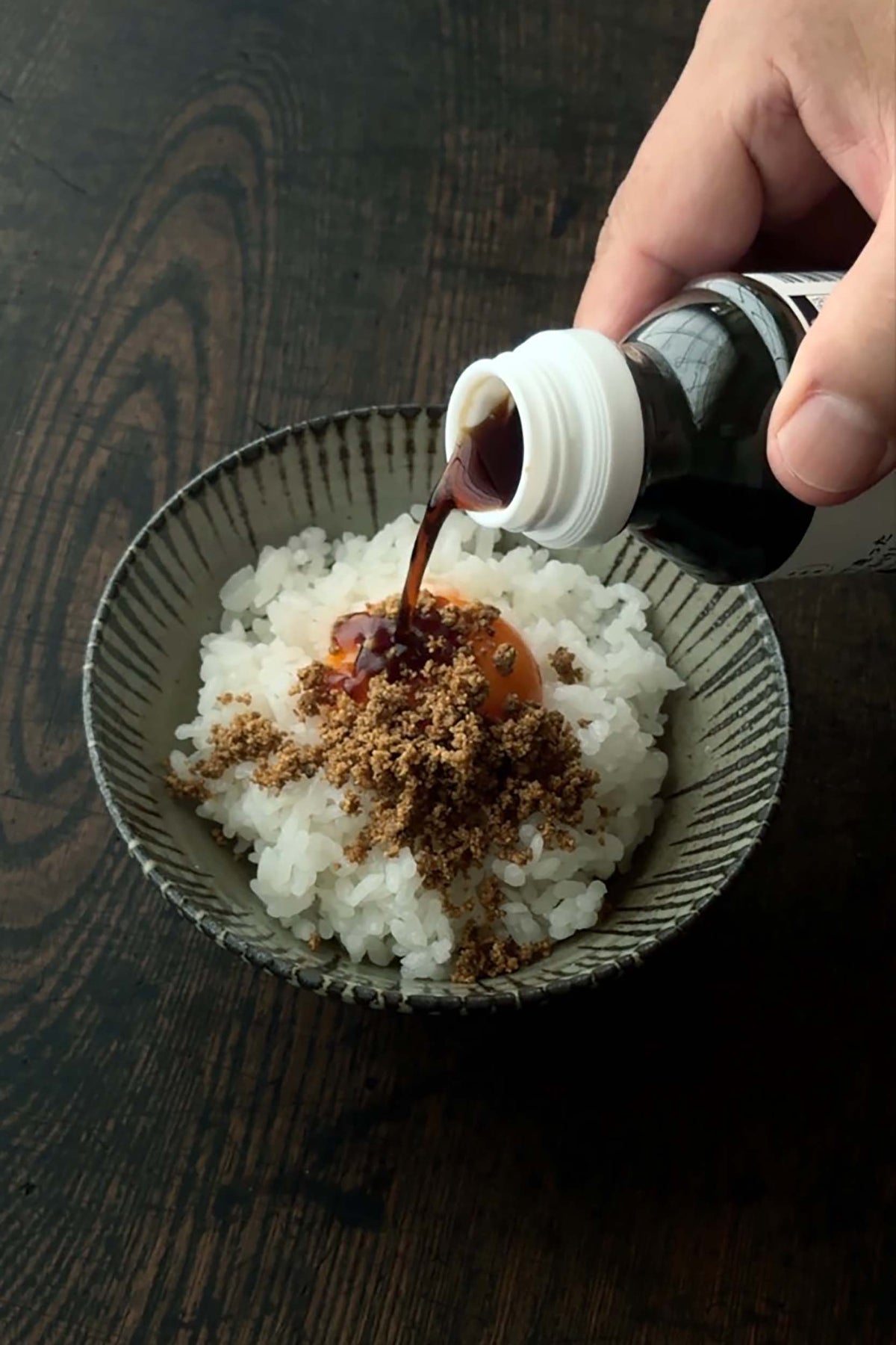 五穀で造ったこだわりのかけしょうゆ