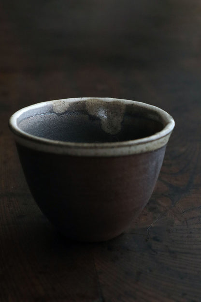 ごますり猪口 (ノーマル)【丹波焼 清水辰弥】